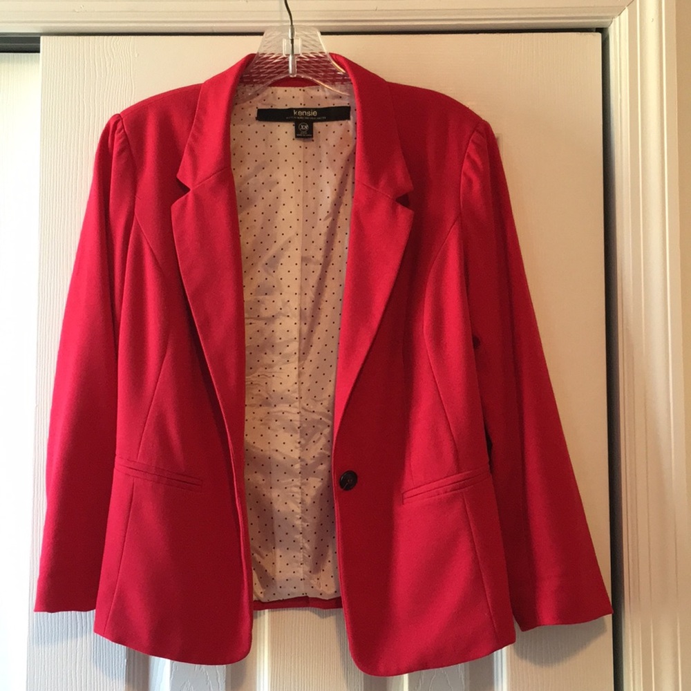 Kensie red blazer